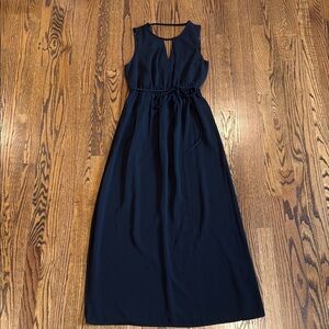 Forever 21 Contemporary Black Sleeveless Gown Maxi Dress S